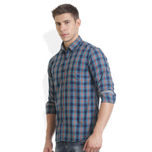 Rocx Men's twill Checks Multi Color Casual Shirt