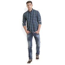 Rocx Men's twill Checks Multi Color Casual Shirt