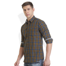 Rocx Men's twill Checks Multi Color Casual Shirt