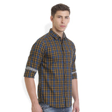 Rocx Men's twill Checks Multi Color Casual Shirt