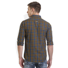 Rocx Men's twill Checks Multi Color Casual Shirt