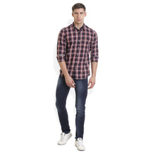 Rocx Men's twill Checks Multi Color Casual Shirt