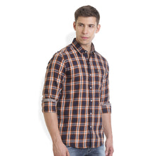 Rocx Men's twill Checks Multi Color Casual Shirt