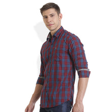 Rocx Men's twill Checks Multi Color Casual Shirt