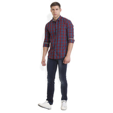 Rocx Men's twill Checks Multi Color Casual Shirt