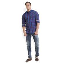Rocx Men's twill Checks Multi Color Casual Shirt