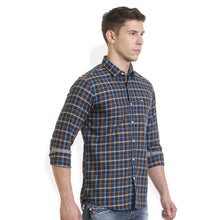 Rocx Men's twill Checks Multi Color Casual Shirt