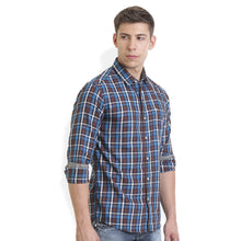 Rocx Men's twill Checks Multi Color Casual Shirt