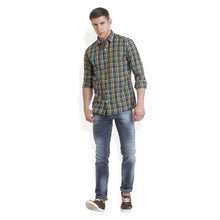 Rocx Men's twill Checks Multi Color Casual Shirt