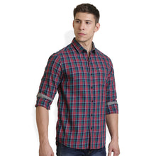 Rocx Men's twill Checks Multi Color Casual Shirt