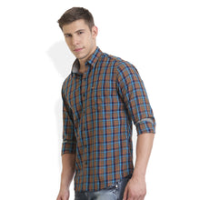 Rocx Men's twill Checks Multi Color Casual Shirt