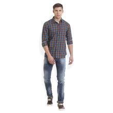 Rocx Men's twill Checks Multi Color Casual Shirt