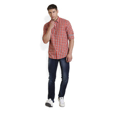 Rocx Men's twill Checks Multi Color Casual Shirt