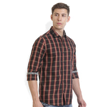 Rocx Men's twill Checks Multi Color Casual Shirt