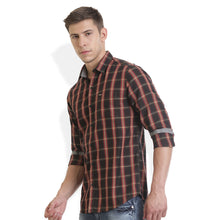 Rocx Men's twill Checks Multi Color Casual Shirt