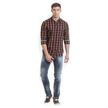 Rocx Men's twill Checks Multi Color Casual Shirt