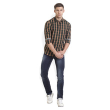 Rocx Men's twill Checks Multi Color Casual Shirt