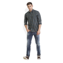 Rocx Men's twill Checks Multi Color Casual Shirt