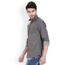 ROCX Shirts Grey Colour Printed Shirt