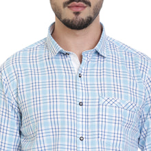 Rocx Mens Casual Carbon Checks Shirts