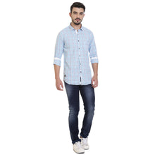 Rocx Mens Casual Carbon Checks Shirts