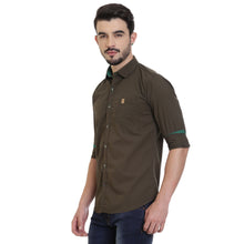 Rocx Mens Casual Twill Slub Shirts