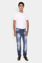 Vudu Men's Full Length Mid Rise Jeans
