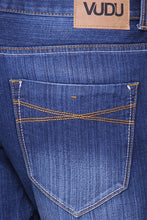 Vudu Men's Full Length Mid Rise Jeans