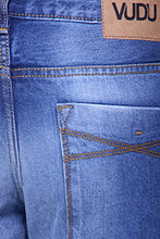 Vudu Men's Full Length Mid Rise Jeans